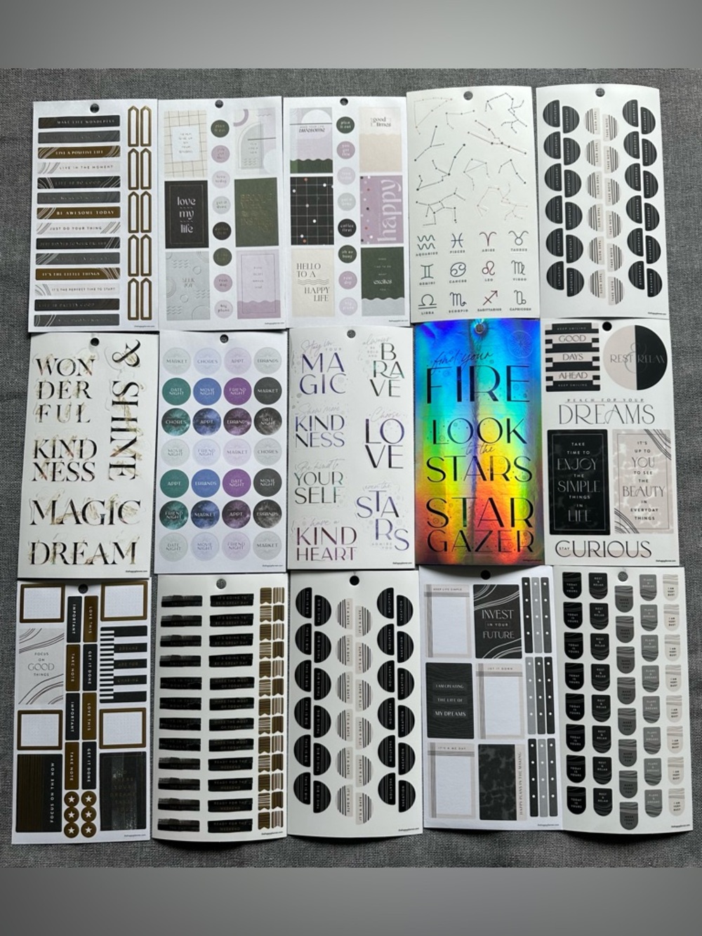 Over 60 Sheets Of Planner Journal Stickers